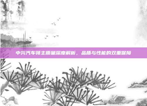 中兴汽车领主质量深度解析，品质与性能的双重保障