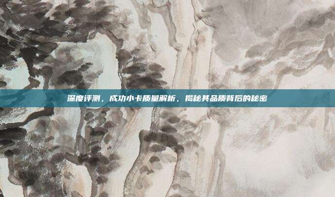 深度评测，成功小卡质量解析，揭秘其品质背后的秘密