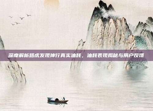 深度解析路虎发现神行真实油耗，油耗表现揭秘与用户反馈
