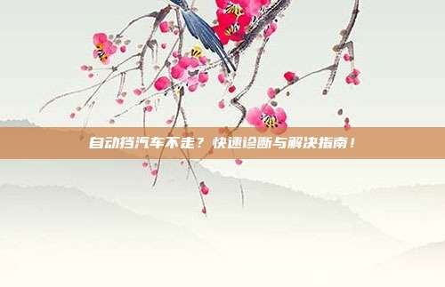 自动挡汽车不走？快速诊断与解决指南！