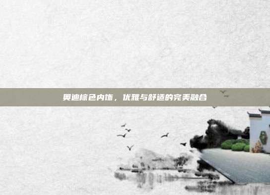奥迪棕色内饰，优雅与舒适的完美融合