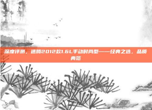 深度评测，速腾2012款1.6L手动时尚型——经典之选，品质典范