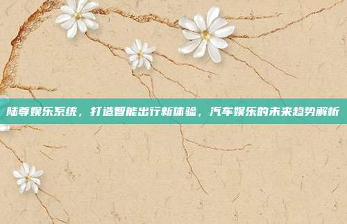 陆尊娱乐系统，打造智能出行新体验，汽车娱乐的未来趋势解析