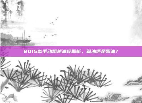 2015款手动凯越油耗解析，省油还是费油？