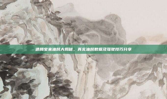 速腾宝来油耗大揭秘，真实油耗数据及驾驶技巧分享