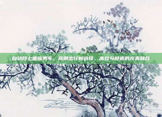 自动挡七座商务车，商用出行新选择，高效与舒适的完美融合