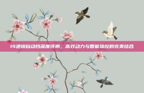 14速锐自动挡深度评测，高效动力与智能操控的完美结合