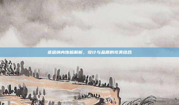 桑塔纳内饰板解析，设计与品质的完美结合
