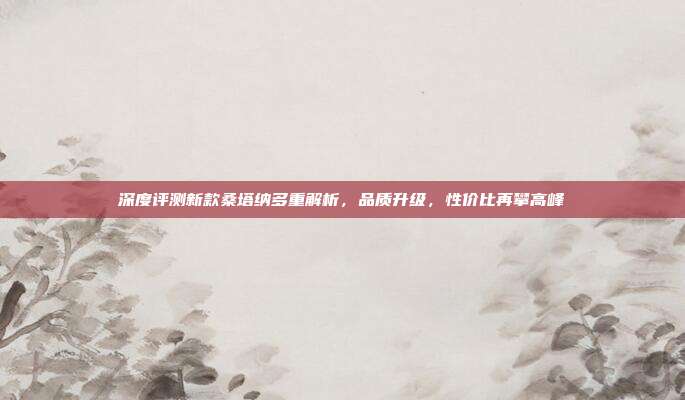 深度评测新款桑塔纳多重解析，品质升级，性价比再攀高峰
