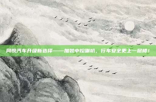 同悦汽车升级新选择——加装中控喇叭，行车安全更上一层楼！