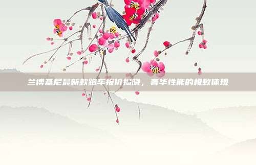 兰博基尼最新款跑车报价揭晓，奢华性能的极致体现