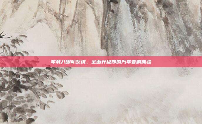 车载八喇叭系统，全面升级你的汽车音响体验