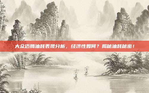 大众迈腾油耗表现分析，经济性如何？揭秘油耗秘密！