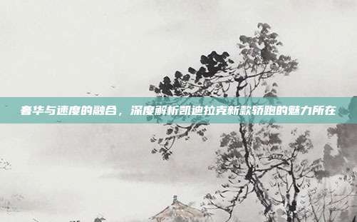 奢华与速度的融合，深度解析凯迪拉克新款轿跑的魅力所在