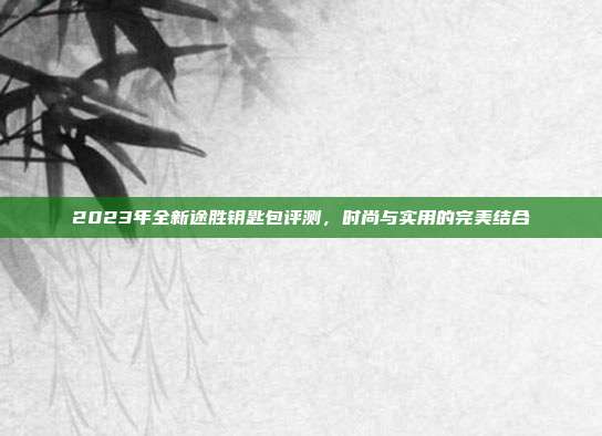 2023年全新途胜钥匙包评测，时尚与实用的完美结合