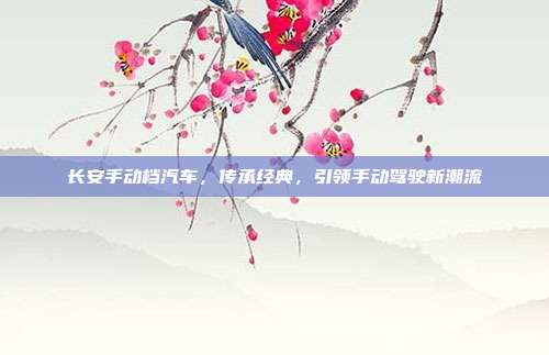 长安手动档汽车，传承经典，引领手动驾驶新潮流