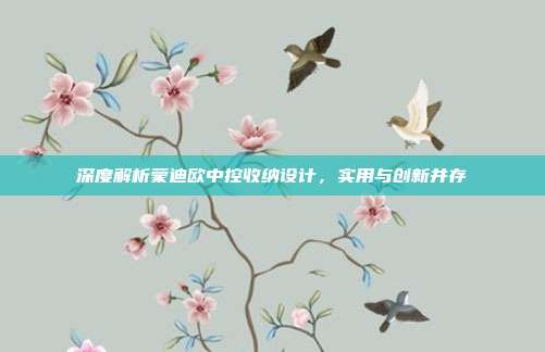 深度解析蒙迪欧中控收纳设计，实用与创新并存