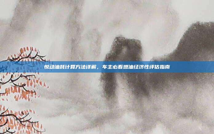 悦动油耗计算方法详解，车主必看燃油经济性评估指南