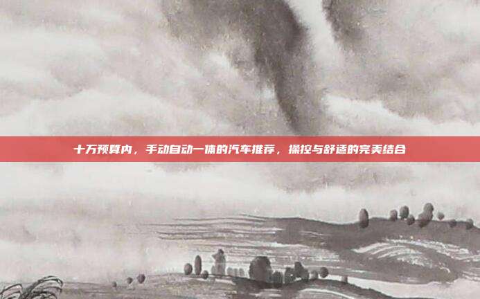 十万预算内，手动自动一体的汽车推荐，操控与舒适的完美结合
