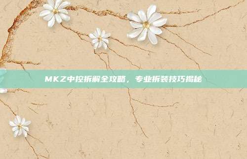 MKZ中控拆解全攻略，专业拆装技巧揭秘
