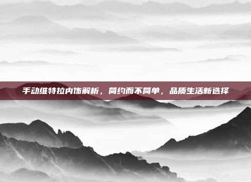 手动维特拉内饰解析，简约而不简单，品质生活新选择