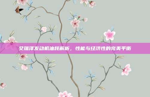 艾瑞泽发动机油耗解析，性能与经济性的完美平衡
