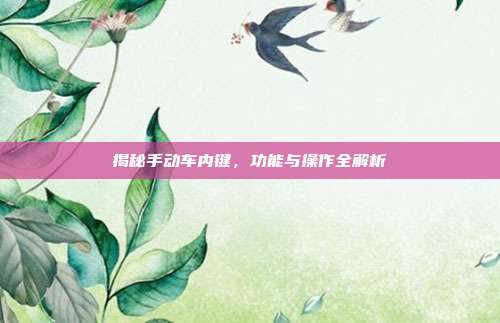 揭秘手动车内键，功能与操作全解析