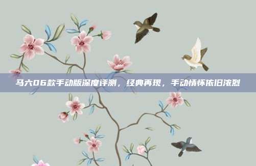 马六06款手动版深度评测，经典再现，手动情怀依旧浓烈