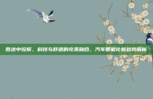 胜达中控折，科技与舒适的完美融合，汽车智能化新趋势解析