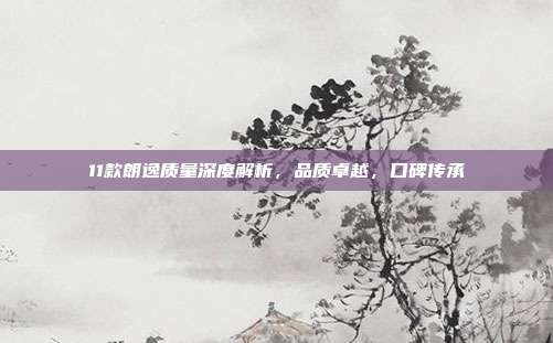 11款朗逸质量深度解析，品质卓越，口碑传承