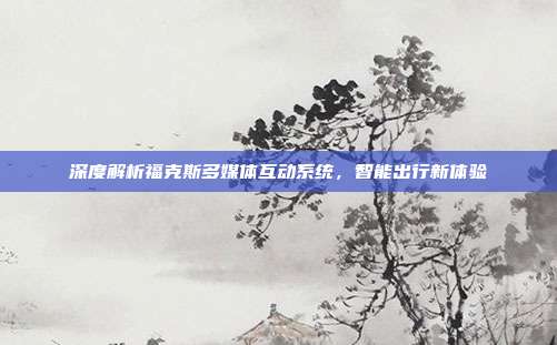 深度解析福克斯多媒体互动系统，智能出行新体验