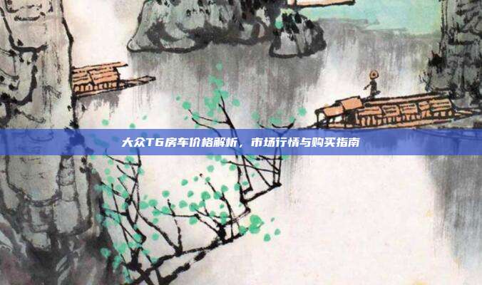 大众T6房车价格解析，市场行情与购买指南