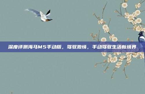 深度评测海马M5手动版，驾驭激情，手动驾驭生活新境界