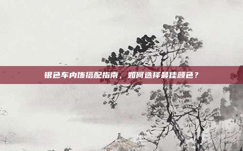 银色车内饰搭配指南，如何选择最佳颜色？