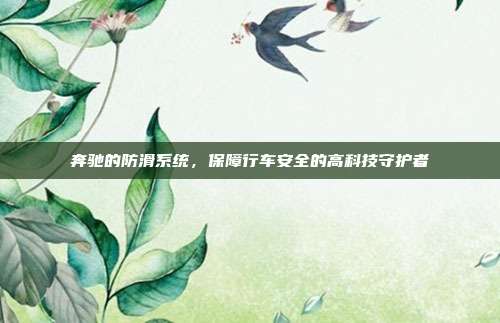 奔驰的防滑系统，保障行车安全的高科技守护者
