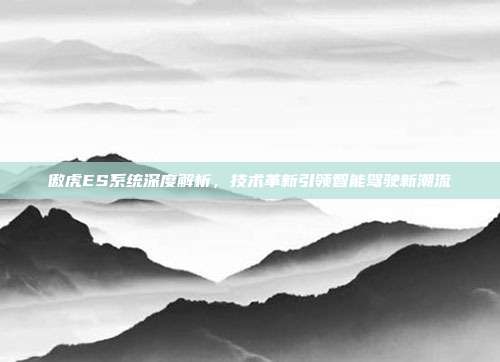 傲虎ES系统深度解析，技术革新引领智能驾驶新潮流