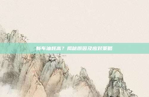 新车油耗高？揭秘原因及应对策略