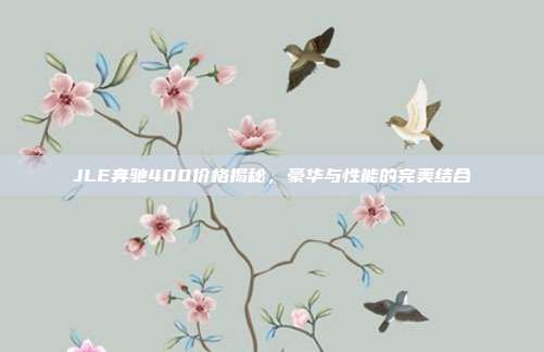 JLE奔驰400价格揭秘，豪华与性能的完美结合