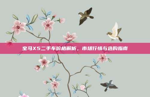 宝马X5二手车价格解析，市场行情与选购指南