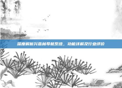 深度解析兴嘉林导航系统，功能详解及行业评价