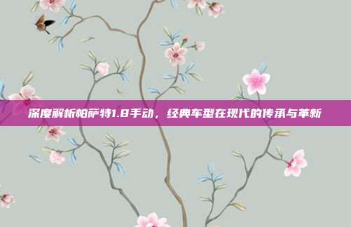 深度解析帕萨特1.8手动，经典车型在现代的传承与革新