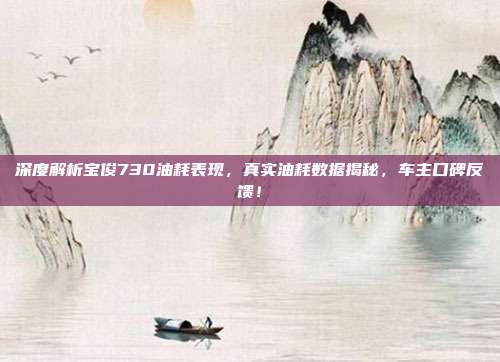 深度解析宝俊730油耗表现，真实油耗数据揭秘，车主口碑反馈！