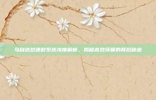 马自达怠速时系统浓度解析，揭秘高效环保的背后秘密