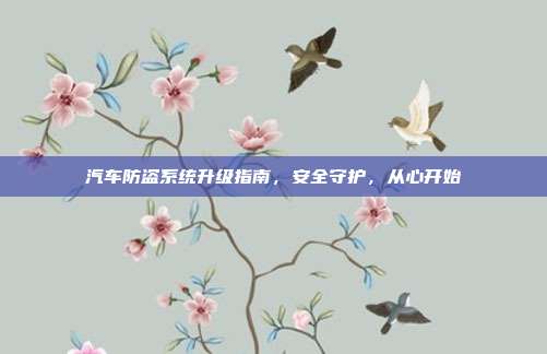 汽车防盗系统升级指南，安全守护，从心开始