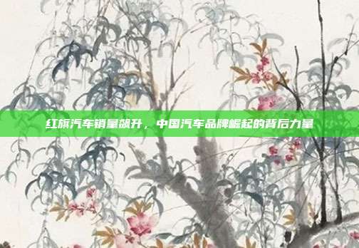红旗汽车销量飙升，中国汽车品牌崛起的背后力量
