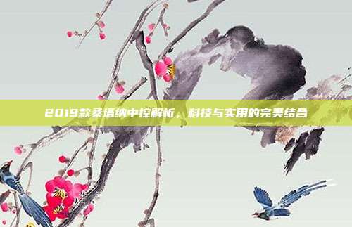 2019款桑塔纳中控解析，科技与实用的完美结合