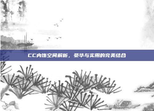 CC内饰空间解析，豪华与实用的完美结合