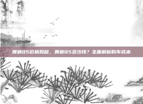 奥迪Q5价格揭秘，奥迪Q5多少钱？全面解析购车成本