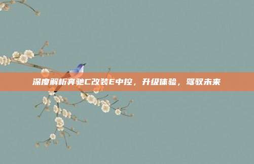 深度解析奔驰C改装E中控，升级体验，驾驭未来