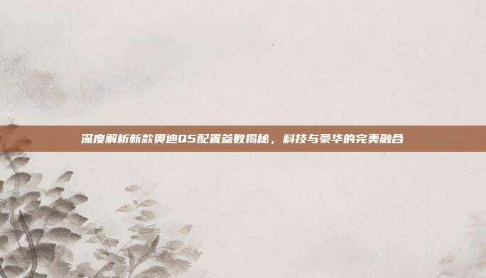 深度解析新款奥迪Q5配置参数揭秘，科技与豪华的完美融合